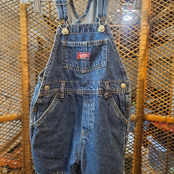 Old Navy 18-24 Months Boys Denim "shorts" Overalls - Picture 1 of 4